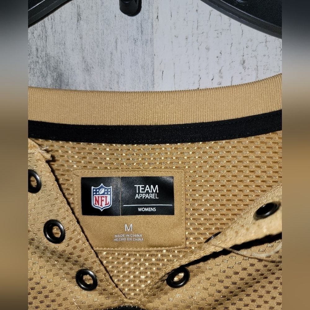 NFL Women's Gold and Black Team Apparel Jersey - Picture 2 of 4